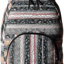 Volcom School Yard Canvas Backpack Neon Pink