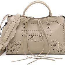 Balenciaga Blackout City S Bag GRIS ELEPHANT