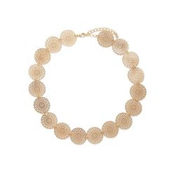 Bijuterii Femei Forever21 Filigree Collar Necklace Gold