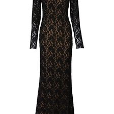 Rochie lungă din dantelă 