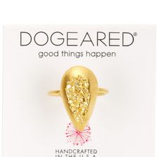 Dogeared Sterling Silver Brilliant Teardrop Ring - Size 6 SILVER