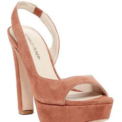 Incaltaminte Femei Donald J Pliner Tes Peep Toe Platform Pump BROWN