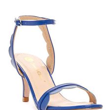 Incaltaminte Femei Chase Chloe Cleo Scalloped Sandal BLUE