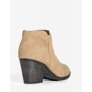 Incaltaminte Femei CheapChic Avenge-26v Straight Stunner Bootie TaupeKhaki