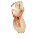 Incaltaminte Femei GUESS Carmela T-Strap Sandals rust