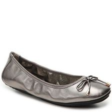 Incaltaminte Femei Me Too Halle Metallic Ballet Flat Pewter