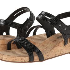 Vaneli Kinna Black Naif Print/Gunmetal Trims