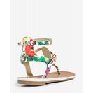 Incaltaminte Femei CheapChic Cloudy Skies Are Gray Sandal White Prt