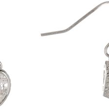 Cole Haan Rhodium Plated CZ Drop Earrings IRHOD