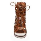 Incaltaminte Femei 2 Lips Too Too Crazy Wedge Sandal Cognac