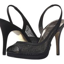 Incaltaminte Femei Adrianna Papell Georgi Black Classic Satin