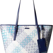 Nine West Ava Tote Washed Teal Multi/India Ink
