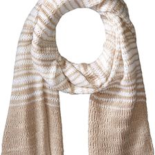 Calvin Klein Marble Stripe Scarf Heathered Almond