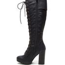 Incaltaminte Femei CheapChic Way Way Way Up Lace-up Lug Boots Black