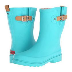 Incaltaminte Femei Chooka Top Solid Mid Rain Boot Turquoise