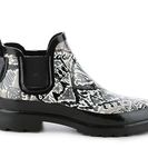 Incaltaminte Femei Sakroots Rhyme Rain Boot BlackWhiteGrey