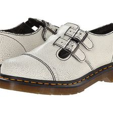 Incaltaminte Femei Dr Martens Susy Double Strap T-Bar WhiteBlackCristal Suede