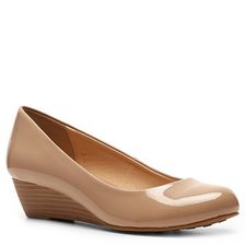 Incaltaminte Femei CL By Laundry Marcie Patent Wedge Pump Nude