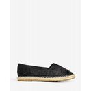 Incaltaminte Femei CheapChic Bona-13 Back For More Espadrille Flat Black