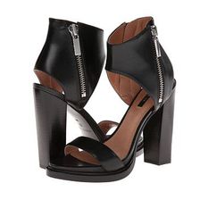 Incaltaminte Femei Rachel Zoe Jamie Black Vachetta
