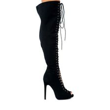 Incaltaminte Femei CheapChic Next Big Thing Laceup Bootie Black