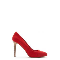 Incaltaminte Femei Forever21 Faux Suede Pumps Red