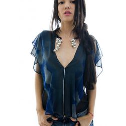 Bluza bleumarin, in degrade, Clarissa, LivChariere