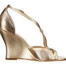 Incaltaminte Femei Lilly Pulitzer Janie Wedge Gold Metal