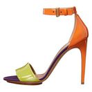 Incaltaminte Femei Calvin Klein Vira LimeTangerineGrape Patent