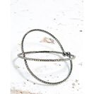 Bijuterii Femei CheapChic Rhinestone X Memory Wire Cuff Hematite