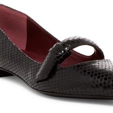 Marc by Marc Jacobs Bianca Pointed Toe Flat BLACK