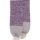 Accesorii Femei UGG Classic Marled Scarf w Sequins and Fur Pom Grey Heather Multi