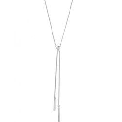 Bijuterii Femei Forever21 Matchstick Lariat Necklace Silver