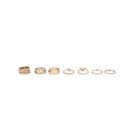 Bijuterii Femei Forever21 Twisted Ring Set Gold