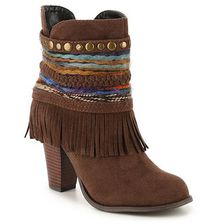 Incaltaminte Femei DOLCE by Mojo Moxy Bronco Western Bootie Brown