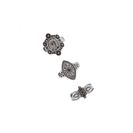 Bijuterii Femei Forever21 Faux Stone Ring Set Bsilvergrey