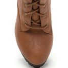 Incaltaminte Femei CheapChic Cool Combat Lace-up Lug Booties Whisky