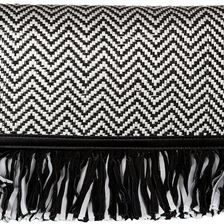 Sam Edelman Fifi Clutch Black/White