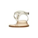 Incaltaminte Femei Frye Ruth Whipstitch Sandal White Smooth Full Grain