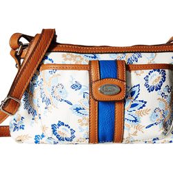 b.o.c. Vera Cruz East/West Crossbody w/ Pullout Wristlet Floral Marine