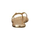 Incaltaminte Femei Michael Kors Emory Flip Flop Gold Metallic