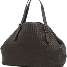 Bottega Veneta Large Shopping Bag With Mirror ESPRESSO/ESPRESSO/BR