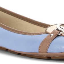 Michael Kors Fulton Moccasin Light Sky/Ecru
