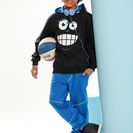 Bluză casual cu glugă 