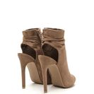 Incaltaminte Femei CheapChic Undeniable Style Faux Suede Booties Taupe