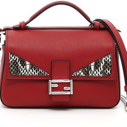 Fendi Double Micro Baguette Bag RIBES+NATURALE+PALL