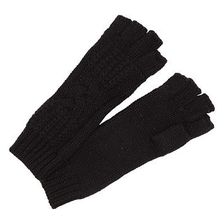 Accesorii Femei UGG Isla Lurex Cable Fingerless Glove Black Multi