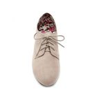 Incaltaminte Femei Forever21 Faux Suede Oxfords Grey