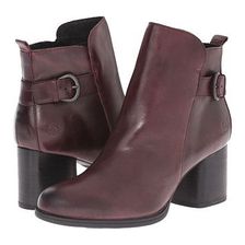 Incaltaminte Femei Born Gillian Dark Burgundy Full Grain Leather