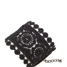 Bijuterii Femei CheapChic Subtle Shine Crochet Bracelet Black